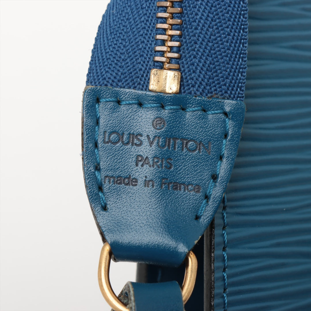 Louis Vuitton Epi Leather Blue Pochette Accessories Shoulder Bag #3281