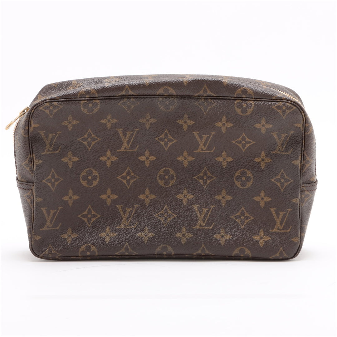 Louis Vuitton Monogram Canvas Trousse Toilette 28 Brown #3278