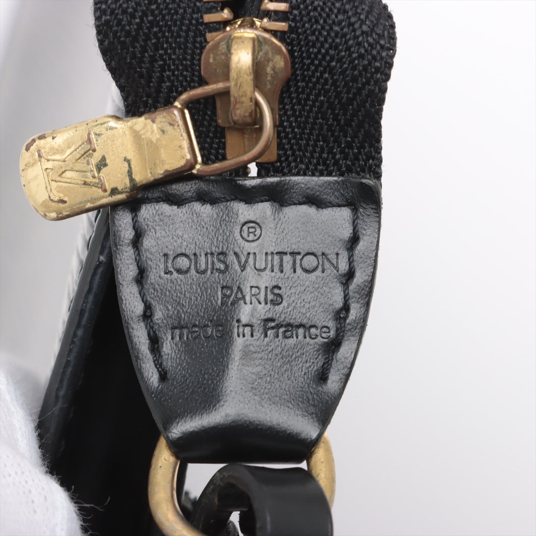 Louis Vuitton Epi Leather Black Pochette Accessories Shoulder Bag #3279