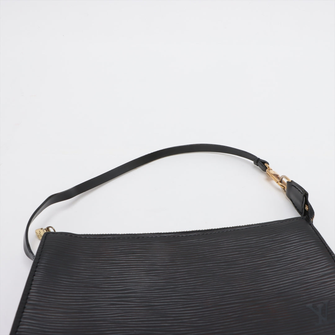 Louis Vuitton Epi Leather Black Pochette Accessories Shoulder Bag #3277