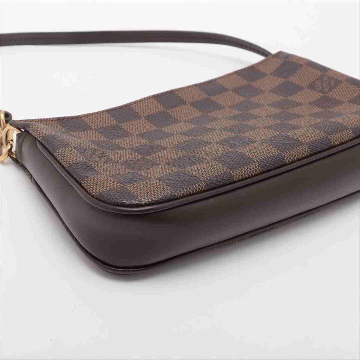 Louis Vuitton Damier Ebene Navona Pochette Accessories Shoulder Bag #3274